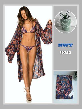 Soul of a Hippie (SOAH) - Jasmin Gypsy Long Kimono (M/L)